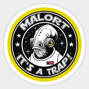 Malort: It's a Trap! Sticker